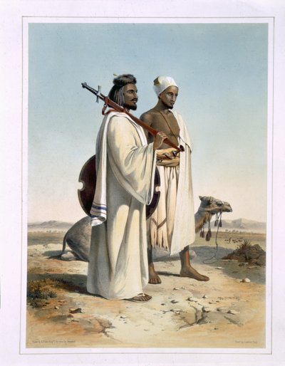 The Ababda, Nomads of the Eastern Thebaid Desert, illustration from 